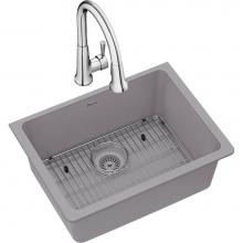 Elkay ELGU2522GS0FC - Quartz Classic 24-5/8'' x 18-1/2'' x 9-1/2'', Single Bowl Undermount