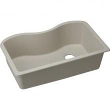 Elkay ELGUS3322RBQ0 - Quartz Classic 33'' x 20'' x 9-1/2'', Single Bowl Undermount Sink, B