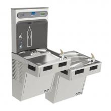 Elkay EMABFTL8WSSK - ezH2O Bottle Filling Station with Mechanically Activated, Bi-Level ADA Cooler Non-Filtered Refrige