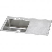 Elkay ILGR4322L2 - Lustertone Classic Stainless Steel 43'' x 22'' x 10'', Single Bowl D