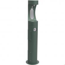 Elkay LK4400BFEVG - Outdoor ezH2O Bottle Filling Station Pedestal, Non-Filtered Non-Refrigerated Evergreen