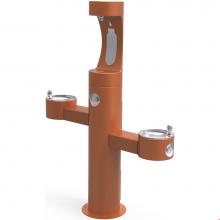 Elkay LK4430BF1UFRKTER - Outdoor ezH2O Upper Bottle Filling Station Tri-Level Pedestal, Non-Filtered Non-Refrigerated FR Te