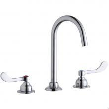 Elkay LK800LGN05T4 - 8'' Centerset with Concealed Deck Laminar Flow Faucet with 5'' Gooseneck Spout