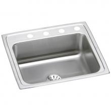 Elkay LR2521PD5 - Lustertone Classic Stainless Steel 25'' x 21-1/4'' x 7-7/8'', 5-Hole