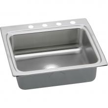 Elkay LRQ25222 - Lustertone Classic Stainless Steel 25'' x 22'' x 8-1/8'', 2-Hole Sin