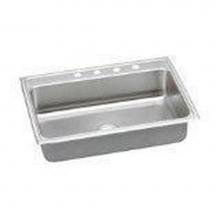 Elkay LR3122X - 18 Gauge 31'' X 22'' X 7.6'' Single Bowl Kitchen Sink