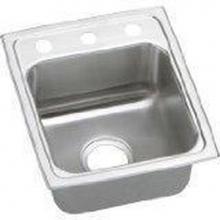 Elkay LRAD151765X - 18 Gauge 15'' X 17.5'' X 6.5'' Single Bowl Bar/Prep Sink