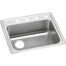 Elkay LRAD221955L5 - Lustertone Classic Stainless Steel 22'' x 19-1/2'' x 5-1/2'', Single