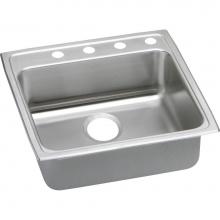 Elkay LRADQ2222602 - Lustertone Classic Stainless Steel 22'' x 22'' x 6'', Single Bowl Dr