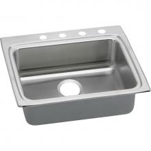 Elkay LRAD2522405 - Lustertone Classic Stainless Steel 25'' x 22'' x 4'', Single Bowl Dr