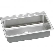 Elkay LRADQ312250MR2 - Lustertone Classic Stainless Steel 31'' x 22'' x 5'', MR2-Hole Singl