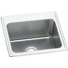 Elkay PLA2522121 - Pursuit Stainless Steel 25'' x 22'' x 12-1/8'', 1-Hole Single Bowl D