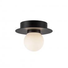 Kuzco Lighting Inc FM15506-BK-UNV - Elixir 6-in Black LED Flush Mount