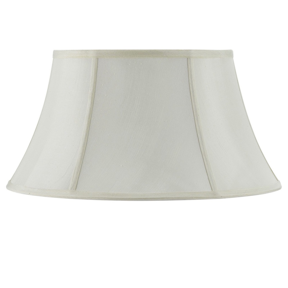 8.25" Tall Eggshell Fabric Shade