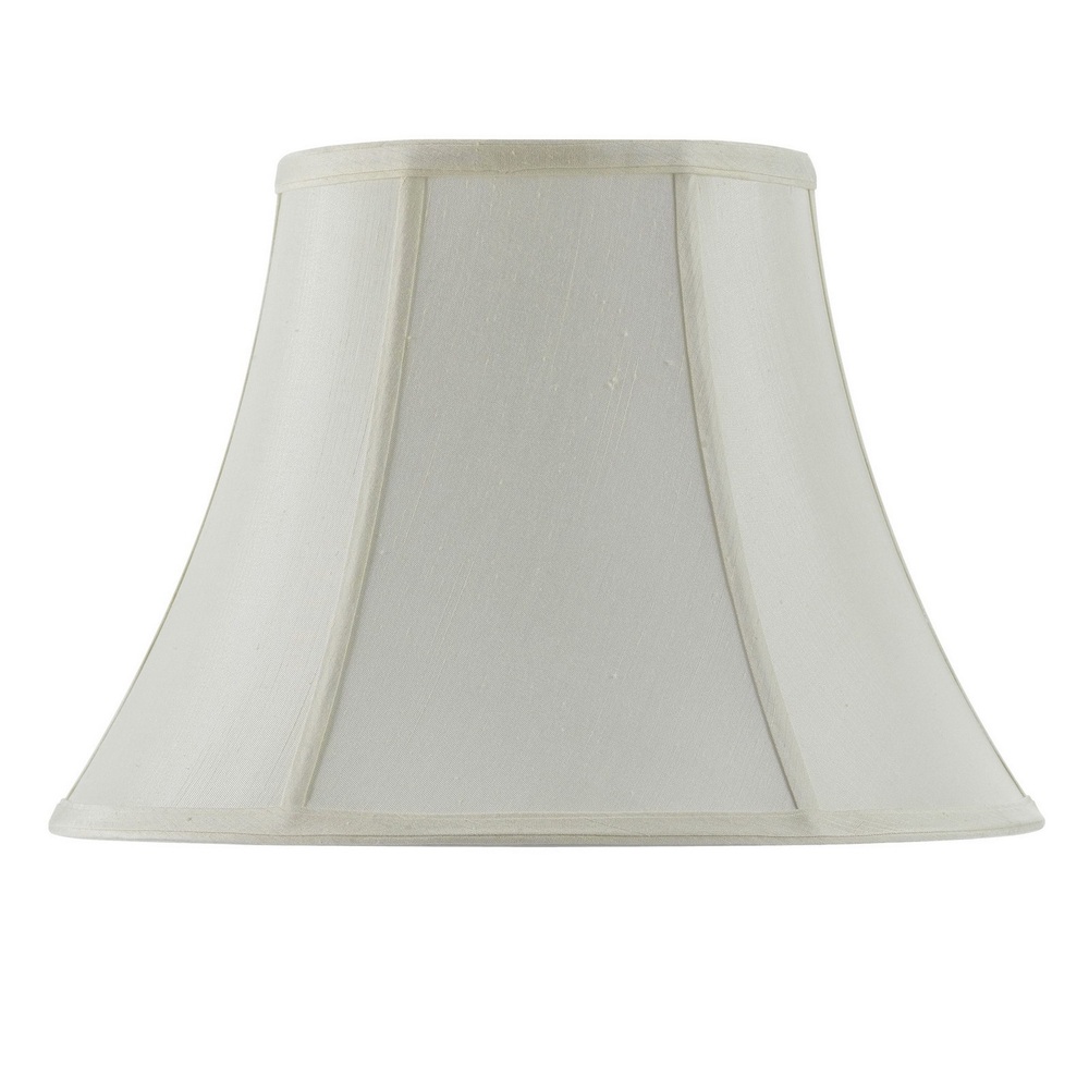 12.5" Tall Eggshell Fabric Shade