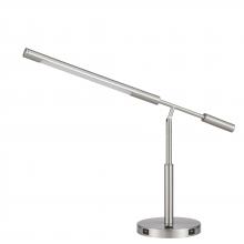 CAL Lighting BO-2967DK - Auray Integrated LED Desk Lamp with 2 Usb Charing Ports. 780 Lumen, 3000k