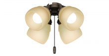 Hunter 99367 - Hunter Premier Bronze 4 Light LED Light Kit