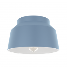 Hunter 19173 - Hunter Cranbrook Indigo Blue 1 Light Medium Flush Mount Ceiling Light Fixture