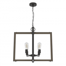 Hunter 19808 - Hunter Woodburn Noble Bronze 4 Light Pendant Ceiling Light Fixture