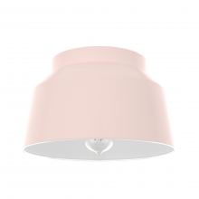 Hunter 19172 - Hunter Cranbrook Blush Pink 1 Light Medium Flush Mount Ceiling Light Fixture