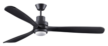 Revolution Lighting OR66BK - Damp Rated 66" LED Ceiling Fan