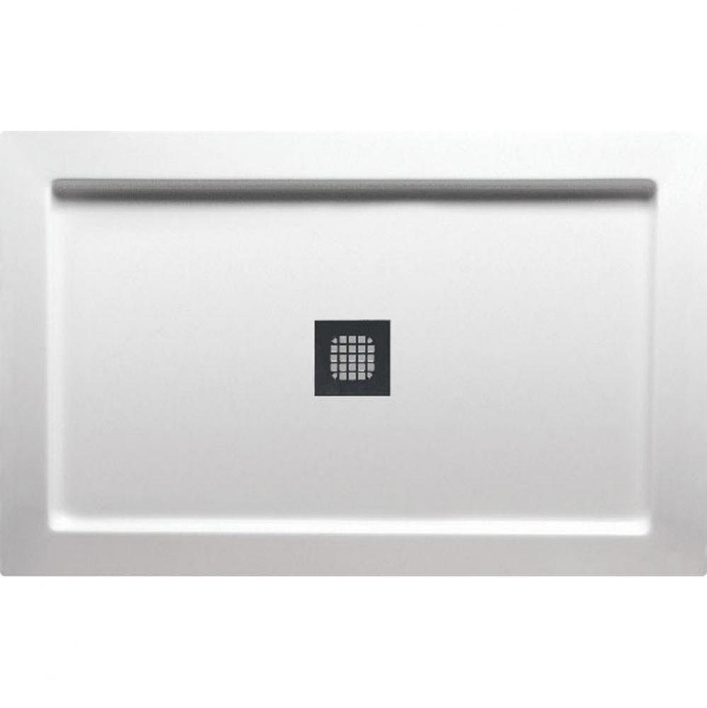 34'' x 42'' Free Standing DS Base w/Square Drain - Biscuit