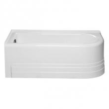 Americh BO6032LLA2-BL - Bow 6032 Left Hand - Luxury Series / Airbath 2 Combo  -  Black