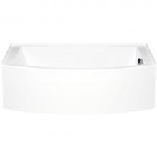 Americh MZ6032LRA3-WH - Mezzaluna 6032 Right Hand  - Luxury Series / Airbath Combo 3  -  White