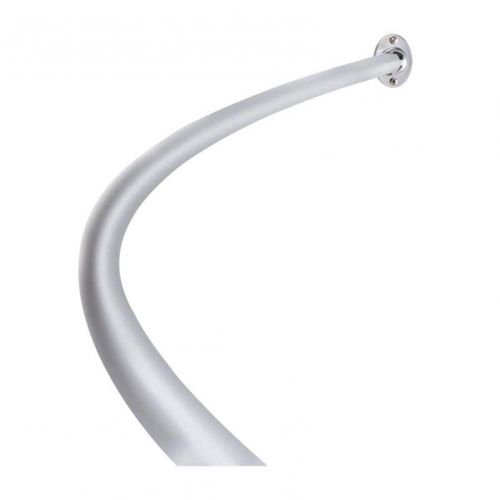 50-72'' Adjustable Curved SS Shower Rod