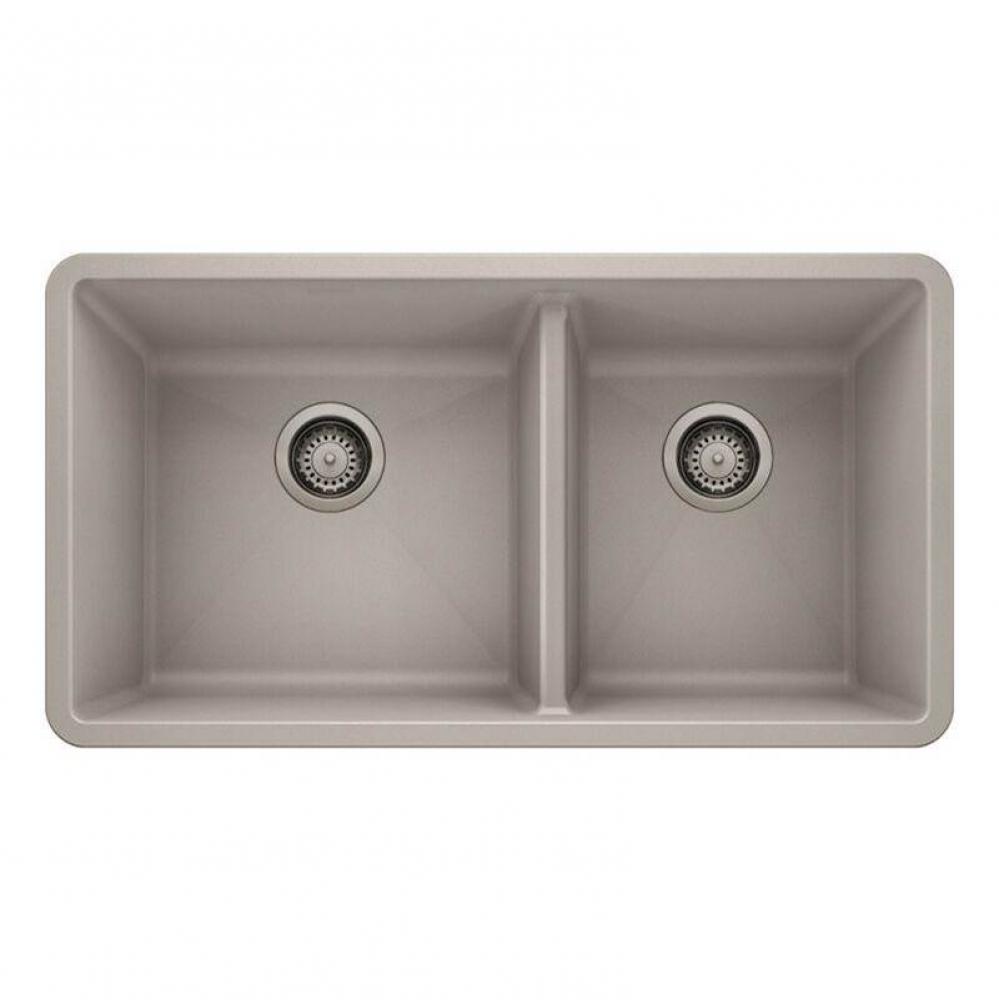 SILGRANIT® Double Bowl 60/40 Offset Undermount Sink