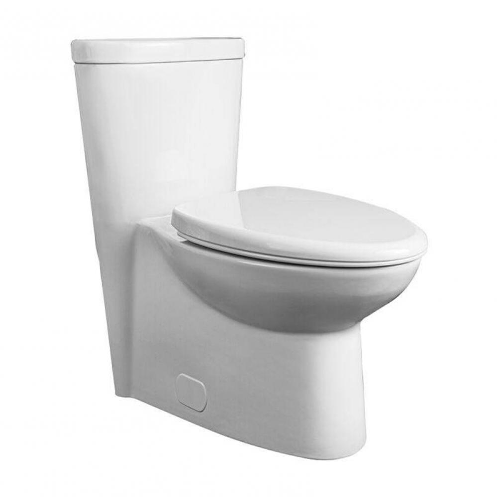 Ellonia Elongated, One Piece, 12'' Toilet with Siphon Jet Flush