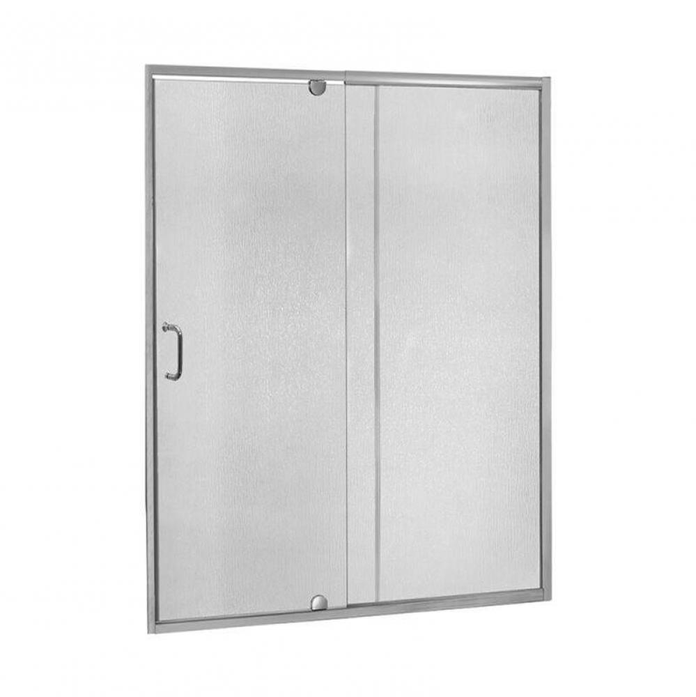 Minimalist Frameless Pivot Shower Door and Panel