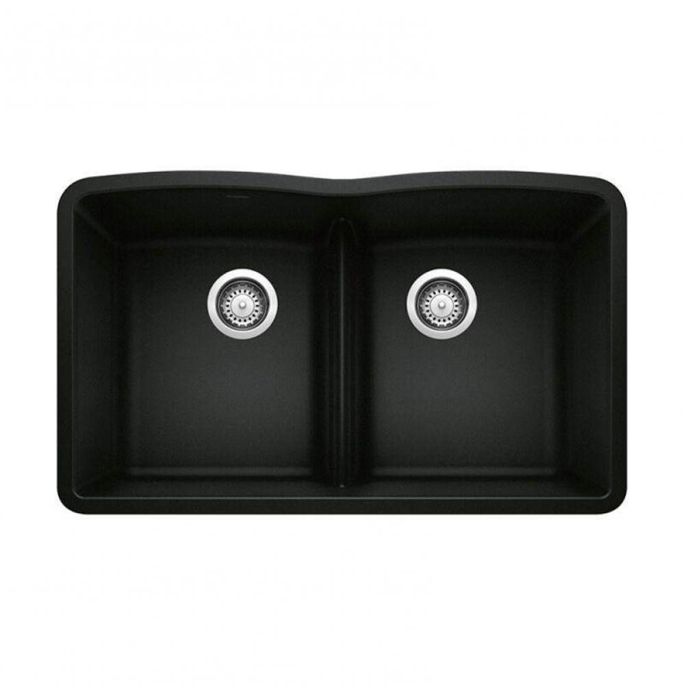 SILGRANIT Double Bowl 50/50 Low Divide Undermount Sink