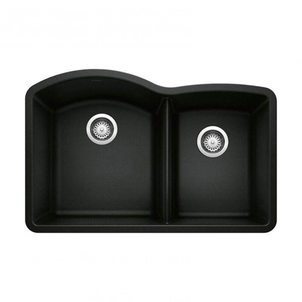 SILGRANIT Double Bowl 60/40 Offset Undermount Sink