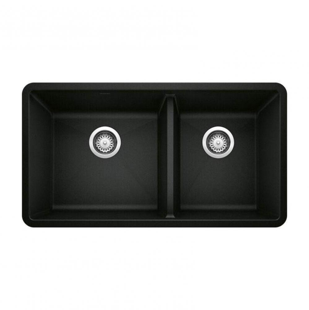 SILGRANIT Double Bowl 60/40 Offset Undermount Sink