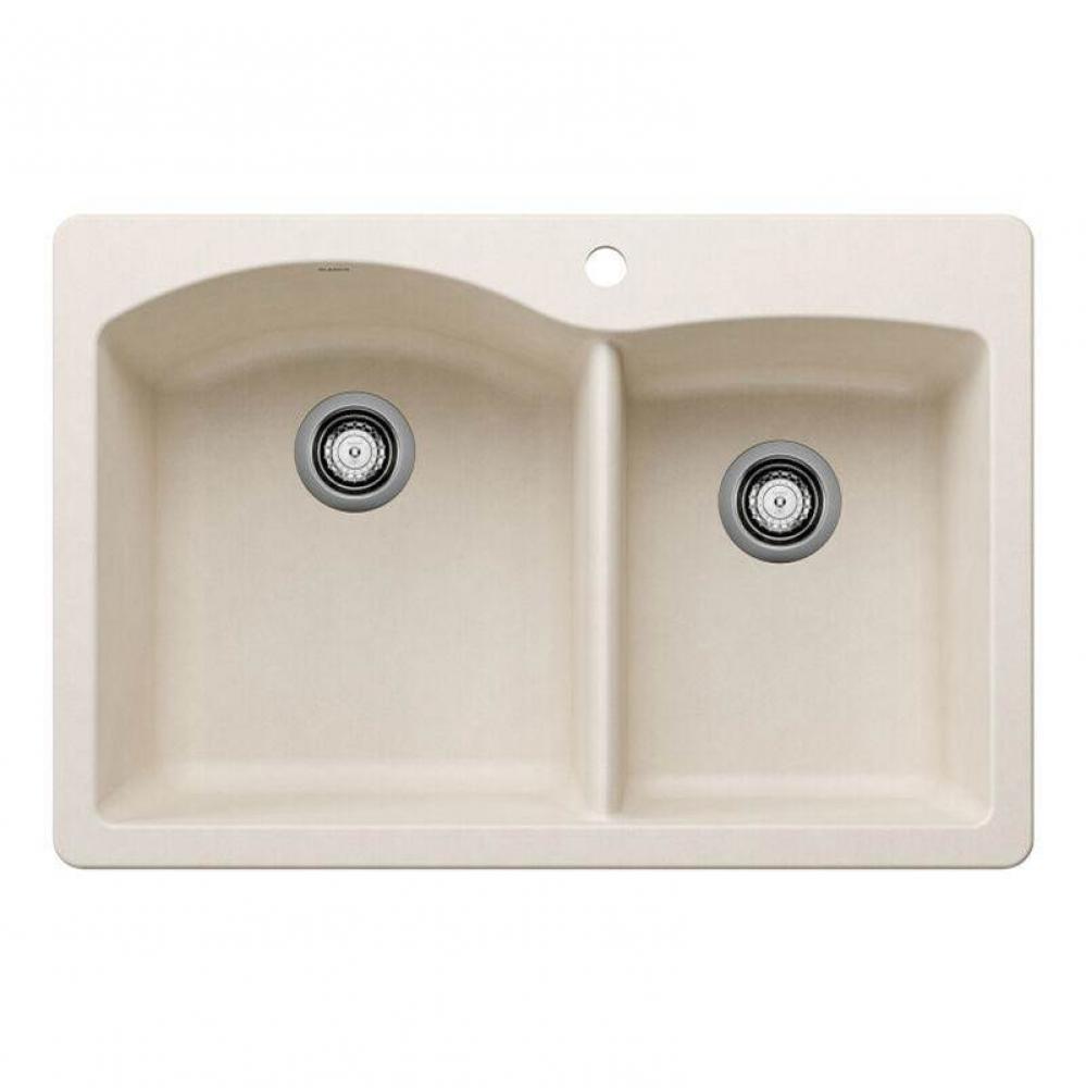 SILGRANIT® Double Bowl 60/40 Offset Dual Mount Sink