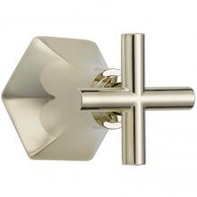 Luxart HRTSCH-PN - Heiress Tub and Shower Cross