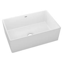 Luxart LXFC28179WH - Fireclay Apron Front Single Bowl Sink