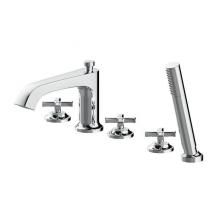 Luxart GV346-PSCP - Gioviale® Roman Tub & Handshower Trim