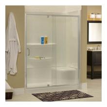 Luxart MMDP4269CL-SV - Minimalist Frameless Pivot Shower Door and Panel