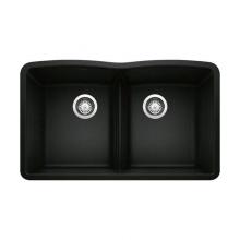 Luxart LX442914 - SILGRANIT Double Bowl 50/50 Low Divide Undermount Sink