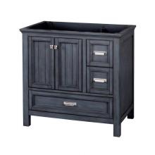 Luxart LXVBCOT3622-HB - Andressa 36'' Cottage Bathroom Vanity