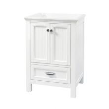 Luxart LXVBCOT2422-WH - Andressa 24'' Cottage Bathroom Vanity