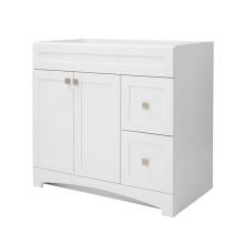 Luxart LXVBURB3621-FW - Andressa 36'' Urban Bathroom Vanity