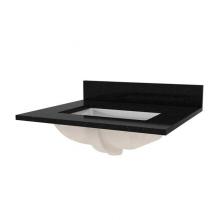 Luxart LXVTGR2522S-BLG - Andressa 25'' Granite Vanity Top