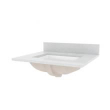 Luxart LXVTENG2522S-SCW - Andressa 25'' White Engineered Stone Vanity Top