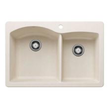 Luxart LX443063 - SILGRANIT® Double Bowl 60/40 Offset Dual Mount Sink