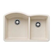 Luxart LX443064 - SILGRANIT® Double Bowl 60/40 Offset Undermount Sink