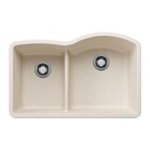 Luxart LX443066 - SILGRANIT® Double Bowl 40/60 Offset Low Divide Undermount Sink