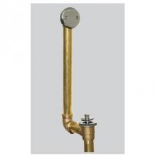 Watco Manufacturing 511-LT-BRS-WI - Lift And Turn Tc With 18.125-In Direct Drain Ext. 17-Ga Brass Brs Matte Black